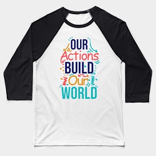 quote motivational t shirt design Baseball T-Shirt